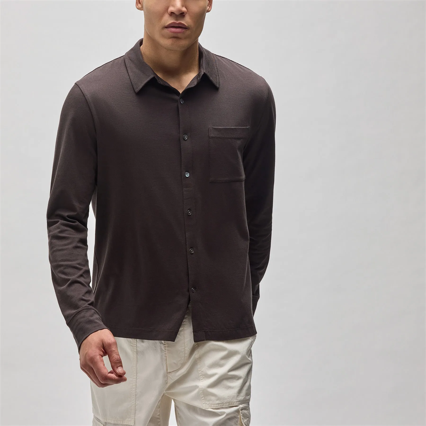 Clean Finish Jersey Shirt - Kona sold by James Perse product image thumbnail 2