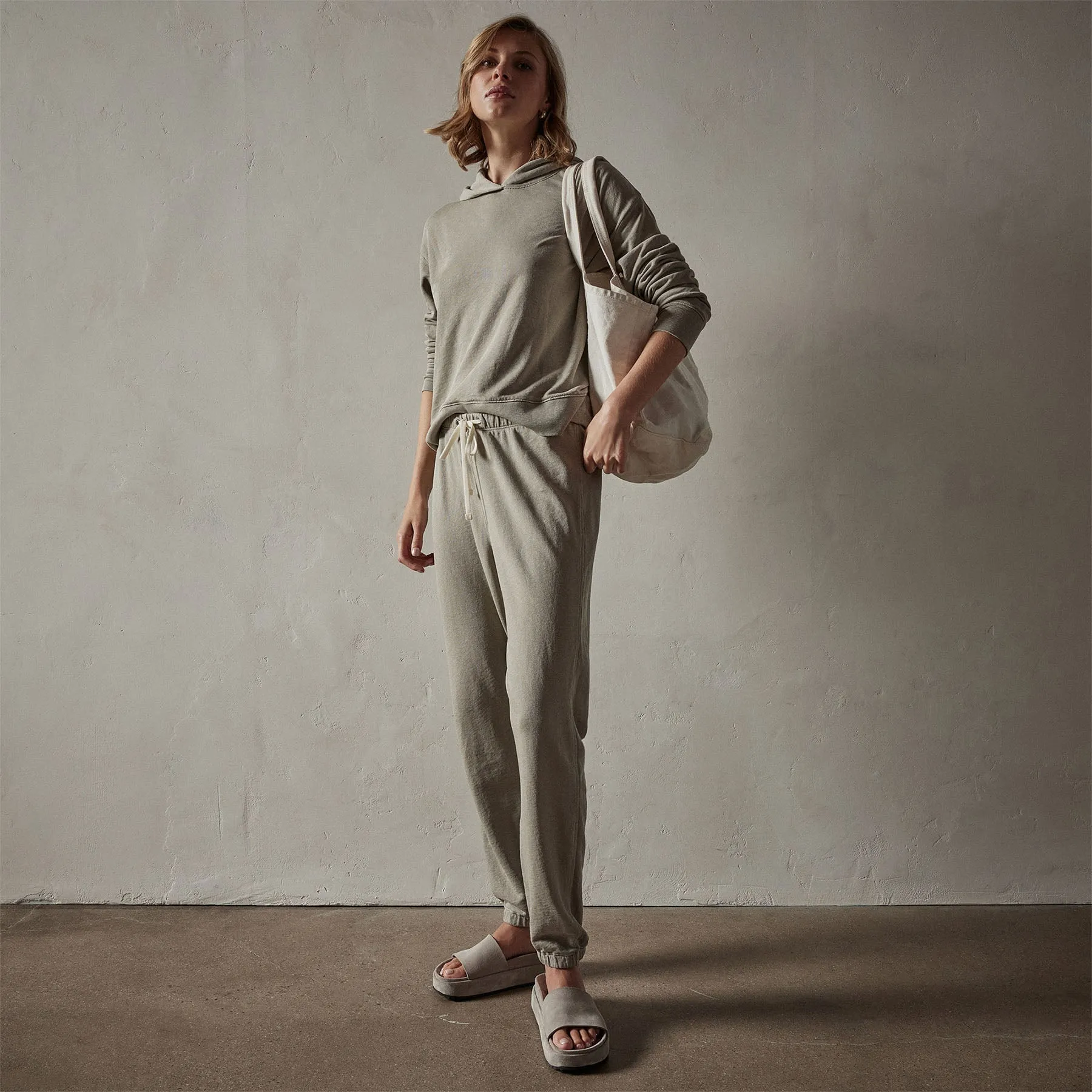 French Terry Sweat Pant - Mineral Pigment sold by James Perse