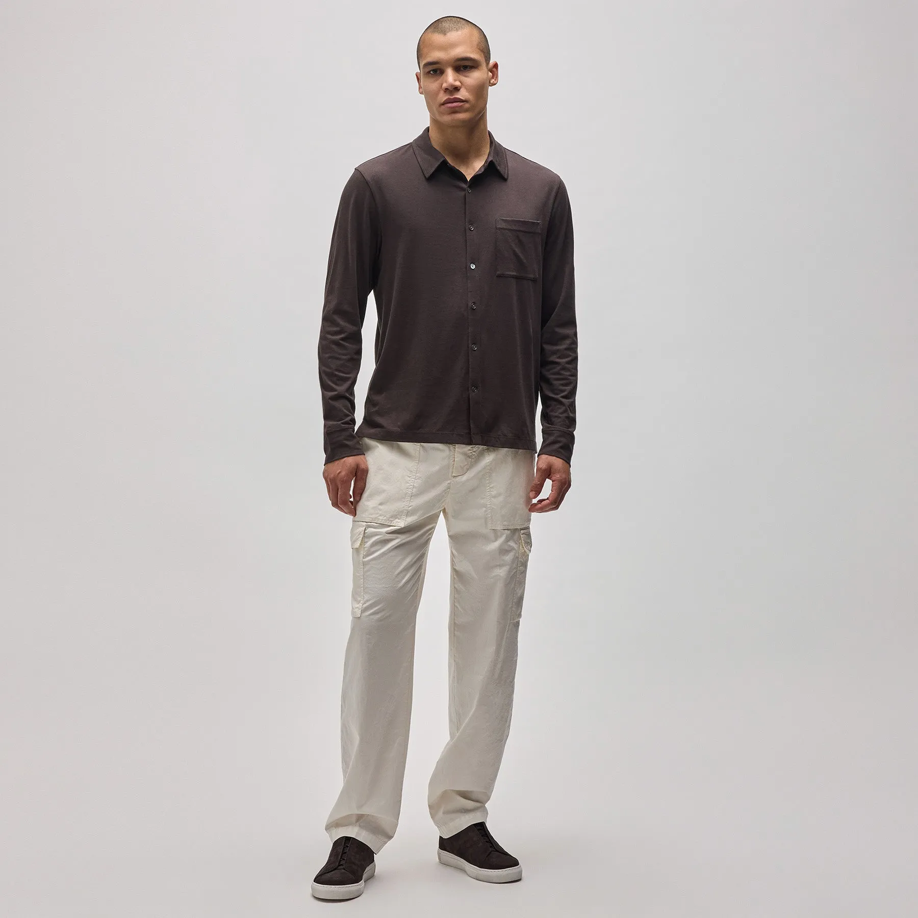 Clean Finish Jersey Shirt - Kona sold by James Perse product image thumbnail 3