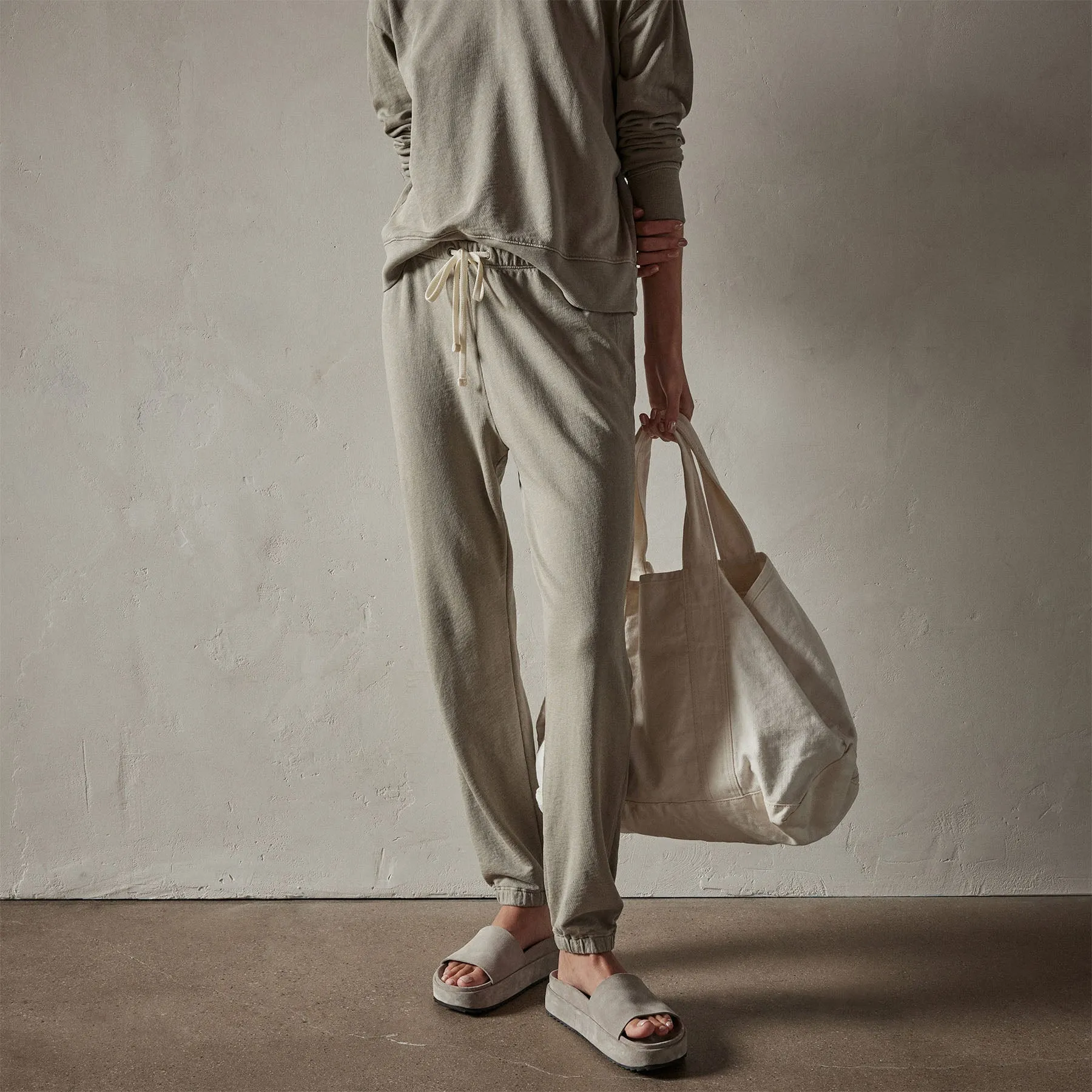 French Terry Sweat Pant - Mineral Pigment sold by James Perse product image thumbnail 2