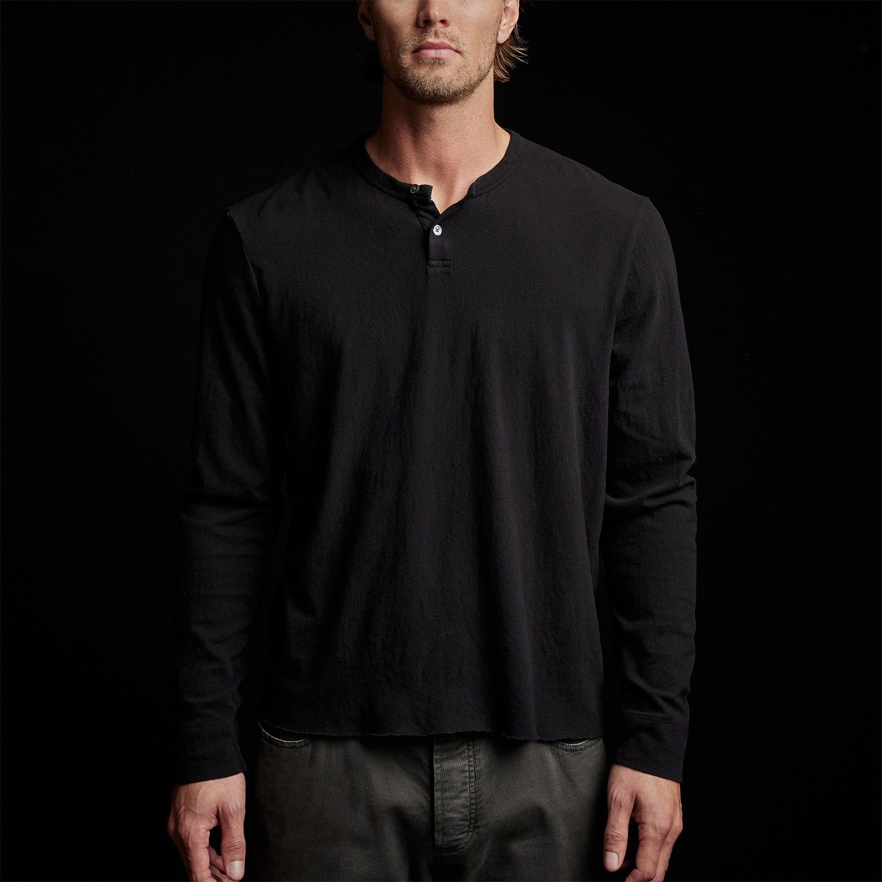 Ranch Henley - Black sold by James Perse product image thumbnail 3