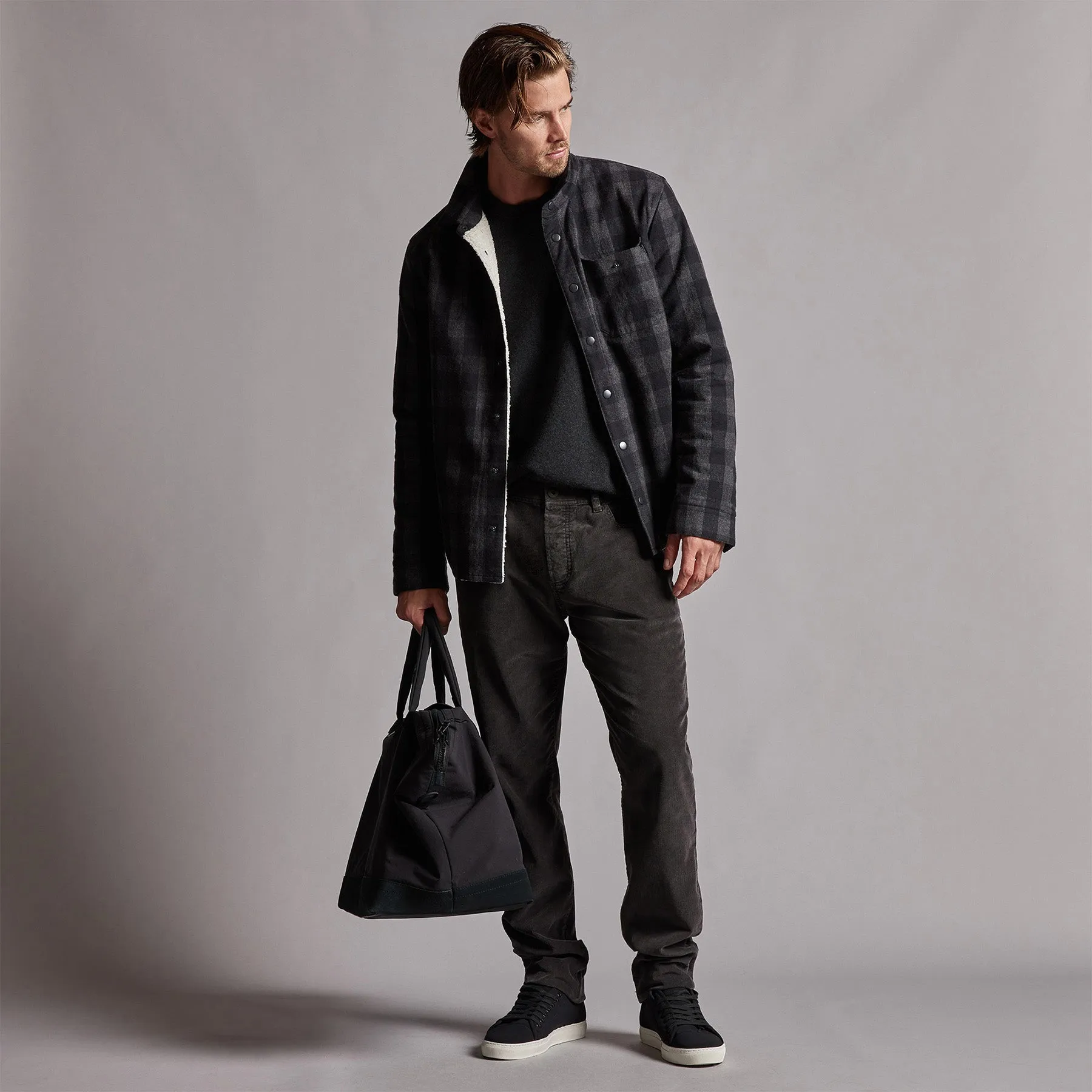 5 Pocket Corduroy Pant - Magma Pigment sold by James Perse