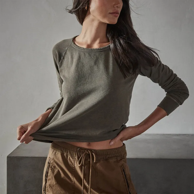 Vintage French Terry Sweatshirt - Platoon Pigment sold by James Perse