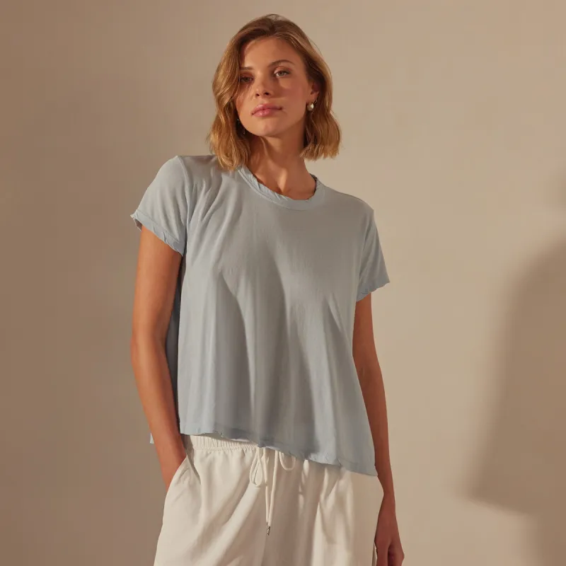 High Gauge A Line Tee - Open Sky sold by James Perse