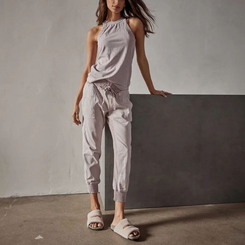 Mixed Media Pant - Calamine Pigment sold by James Perse