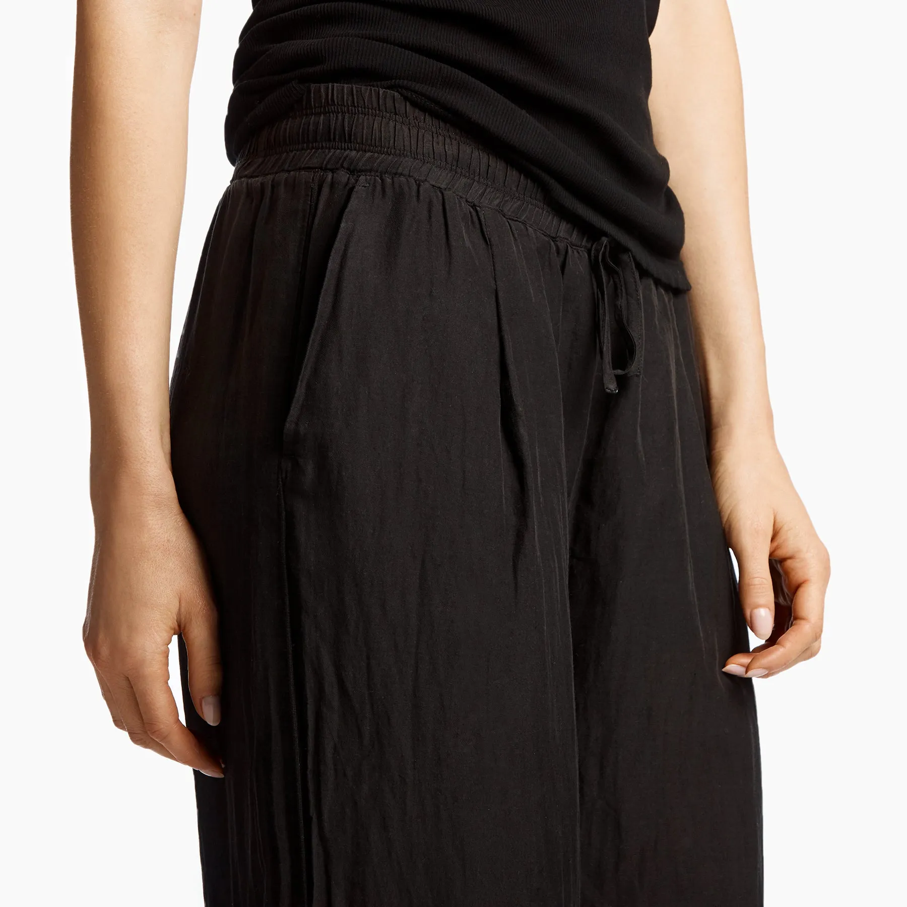Cotton Silk Pajama Pant - Black sold by James Perse product image thumbnail 5