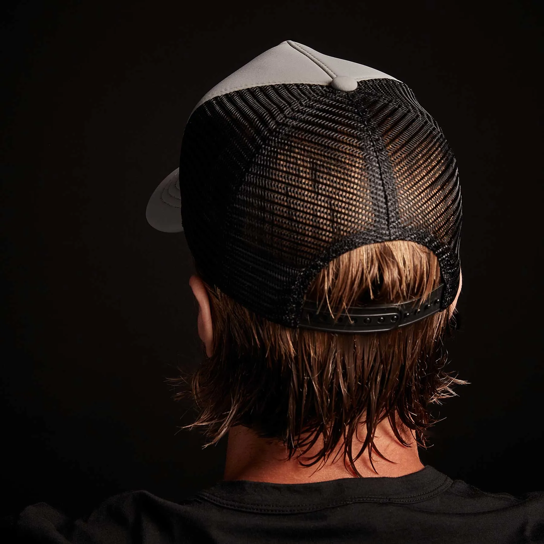 Wave Patch Scuba Trucker Hat - Pale Grey sold by James Perse product image thumbnail 3