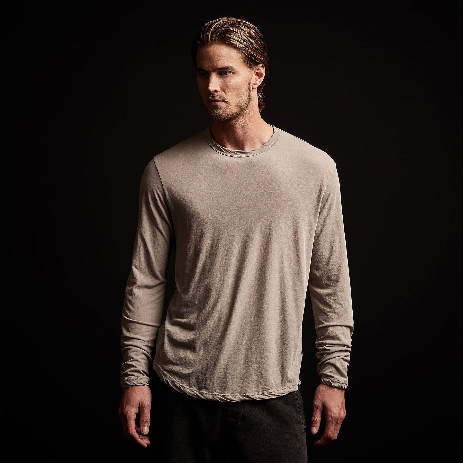 L/S Crew Neck Tee - Dapple sold by James Perse