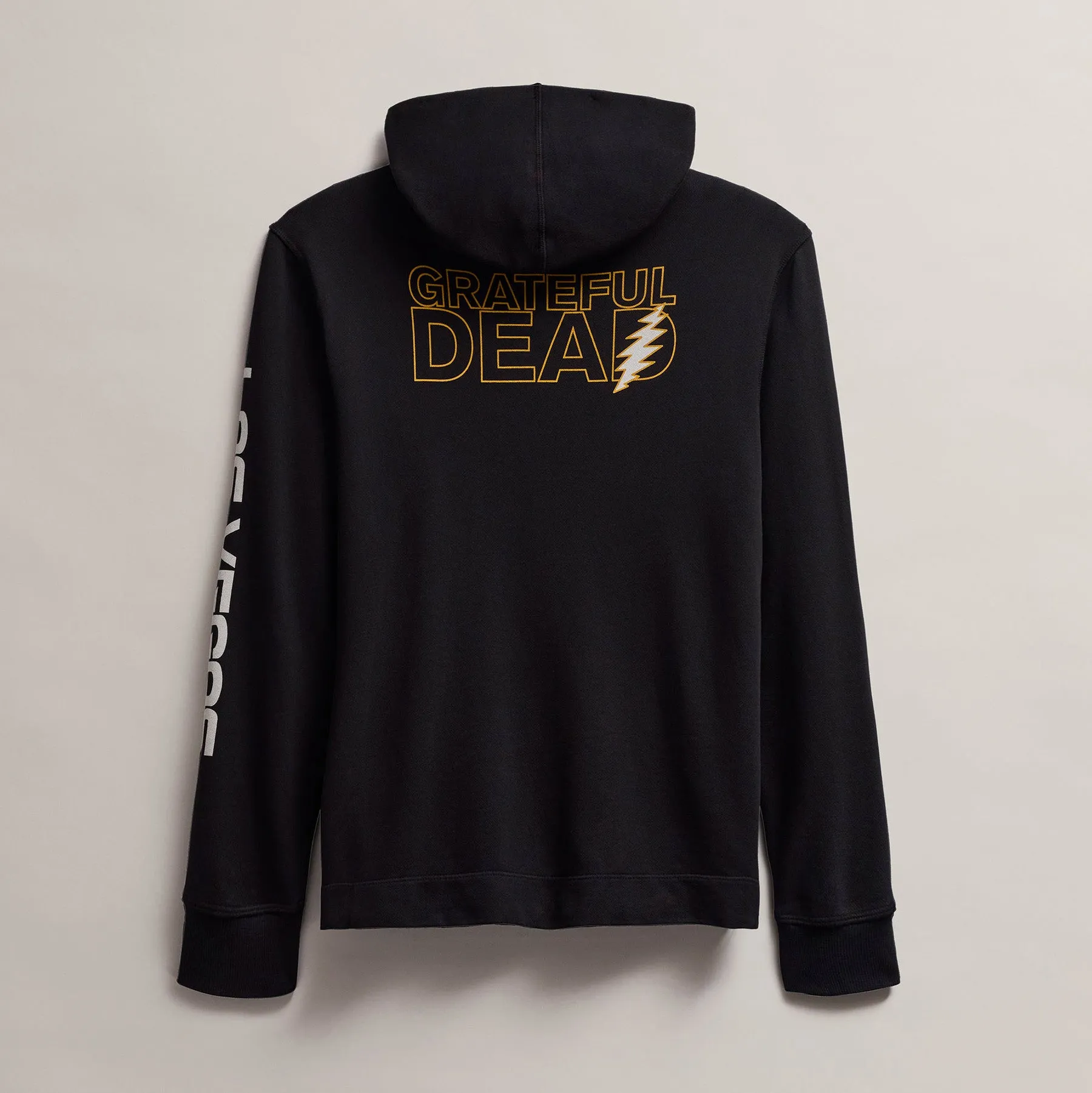 Men's Grateful Dead Skull Hoodie - Black/Cadmium sold by James Perse product image thumbnail 2