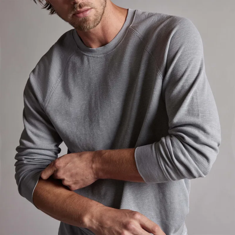 Long Sleeve Thermal Raglan - Breeze Pigment sold by James Perse
