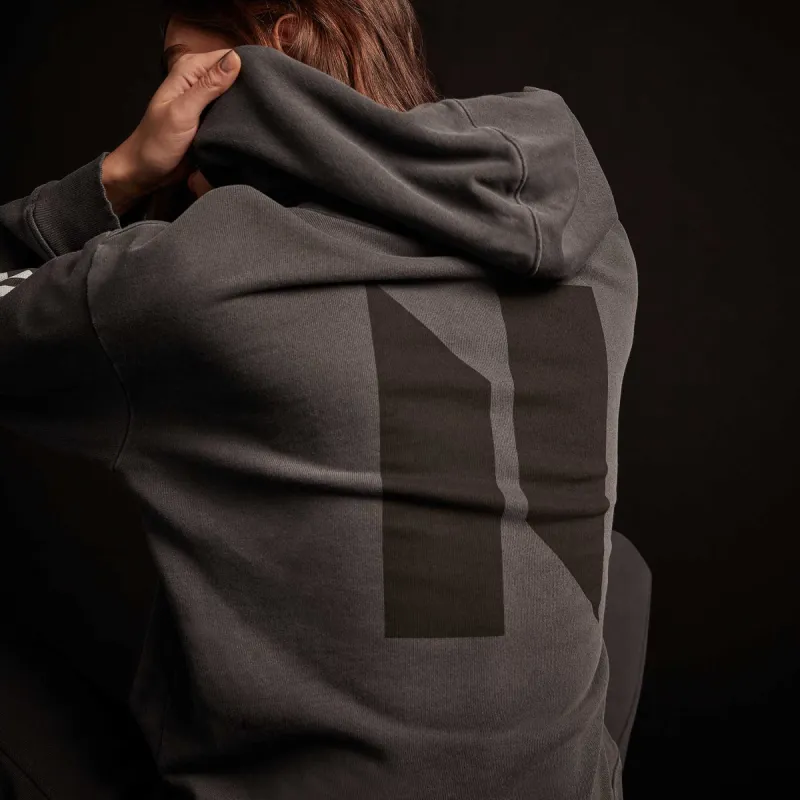 Graphic Pullover Hoodie - Carbon Pigment/Calistoga sold by James Perse