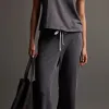 Vintage French Terry Cutoff Sweatpant - Flannel Pigment sold by James Perse