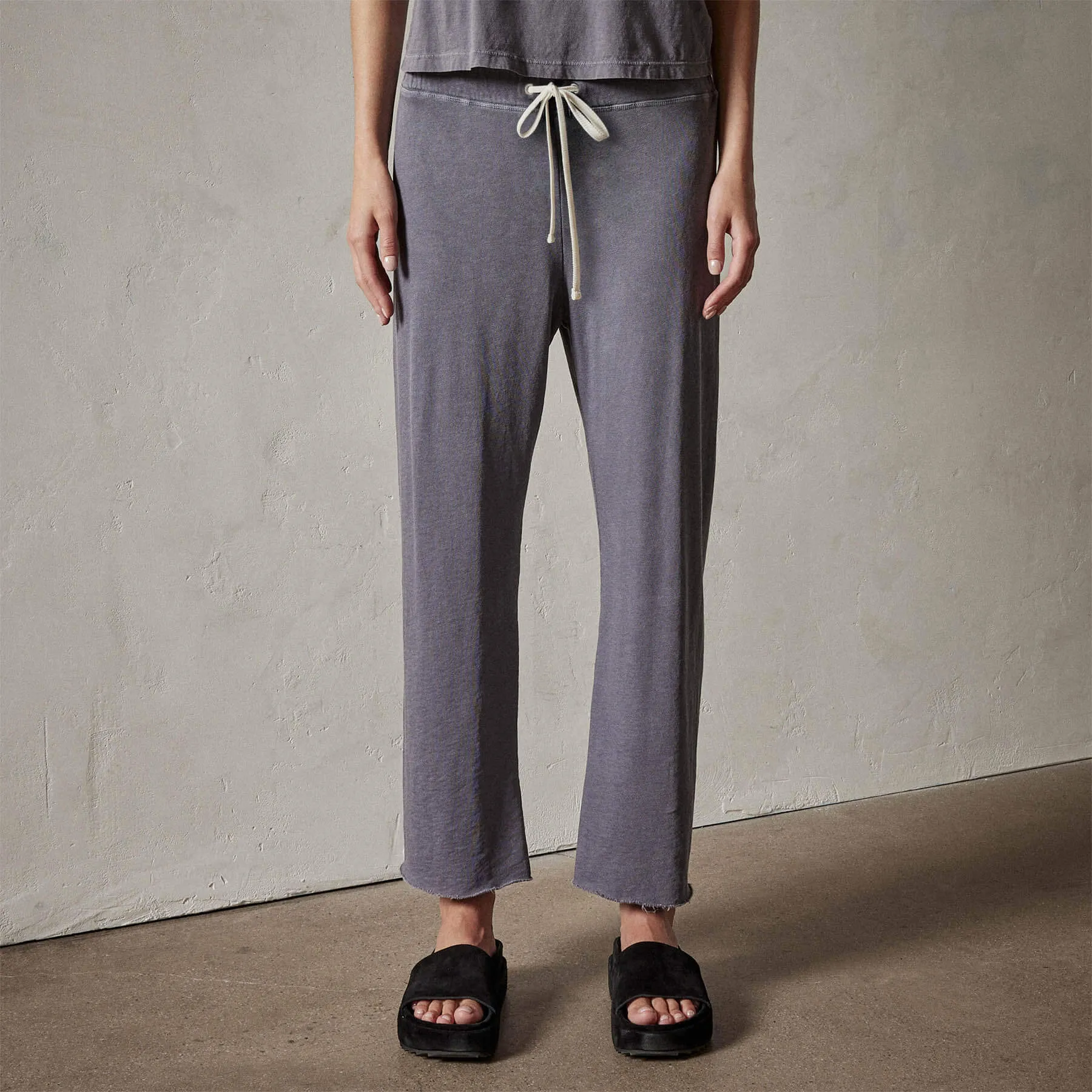 Vintage French Terry Cutoff Sweatpant - Flannel Pigment sold by James Perse product image thumbnail 3