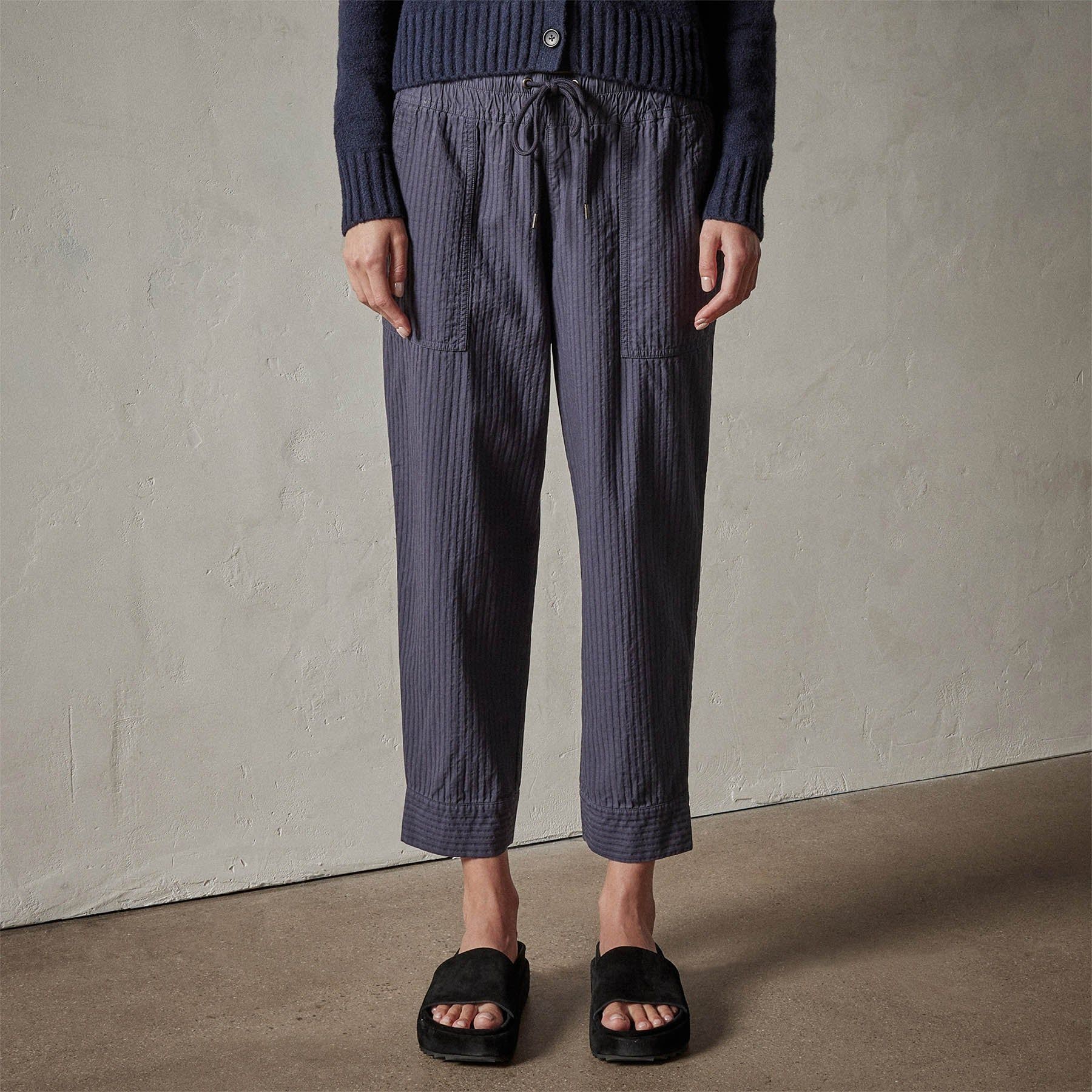 Seersucker Pant - Blue Oil sold by James Perse product image thumbnail 4