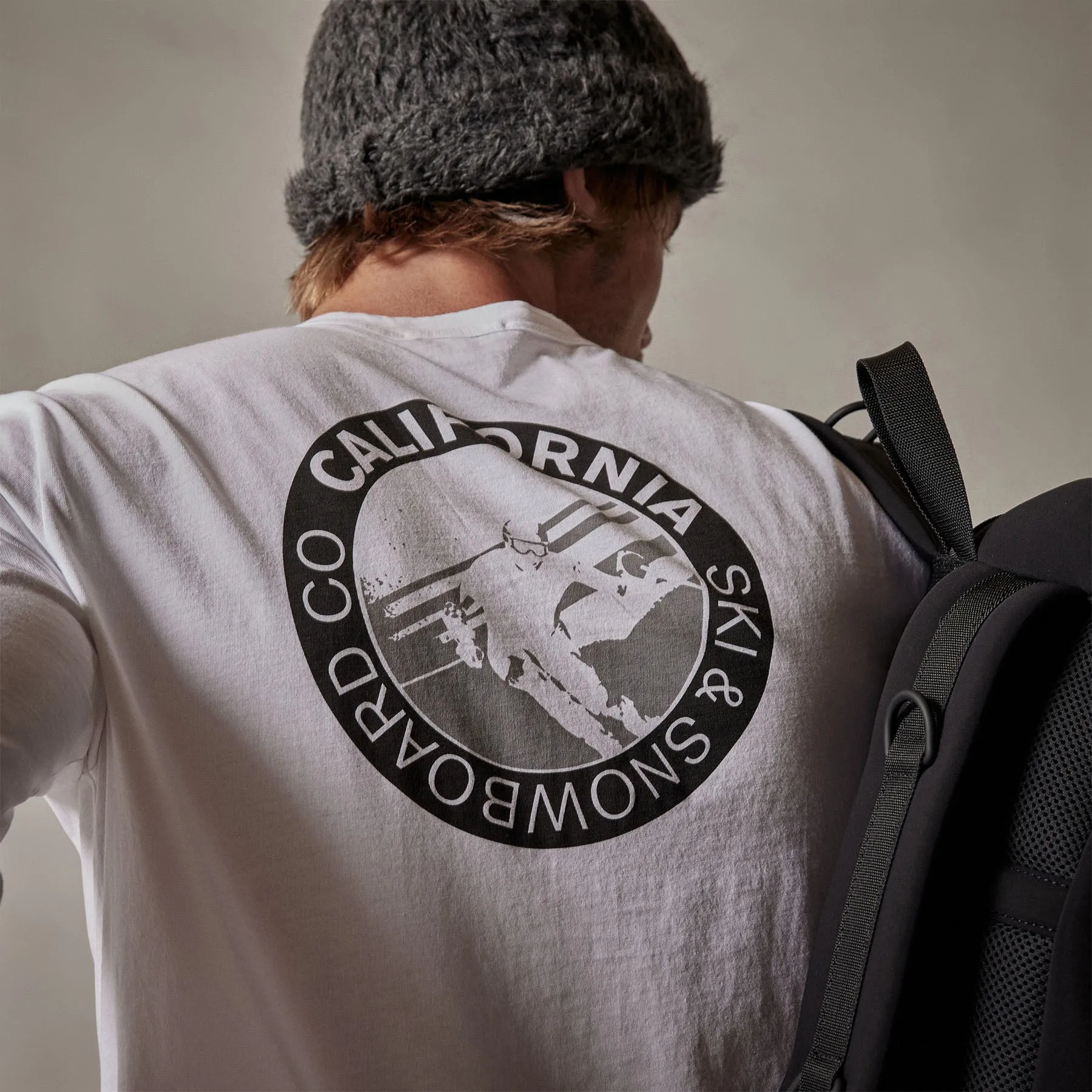 Ski & Snowboard Crew Neck - White sold by James Perse product image thumbnail 2