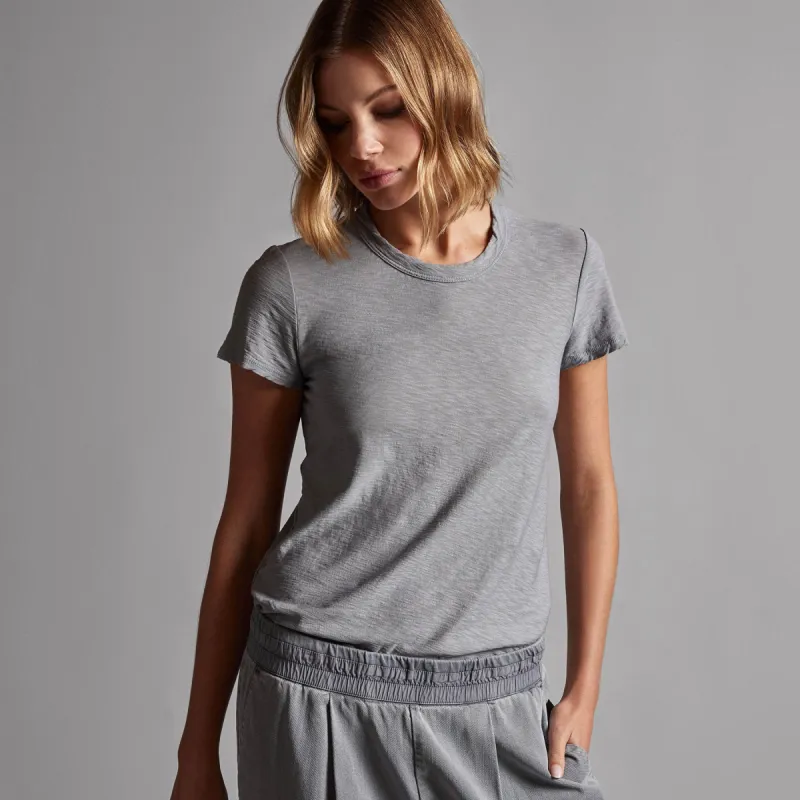 Sheer Slub Crew Neck Tee - Breeze sold by James Perse