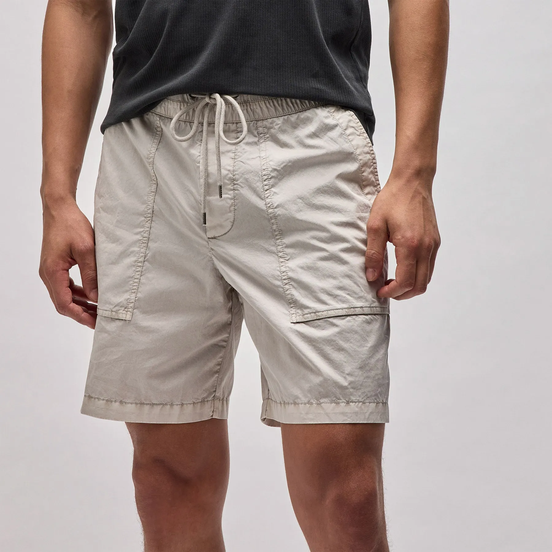 Cotton Poplin Cargo Short - Salt Pigment sold by James Perse product image thumbnail 2