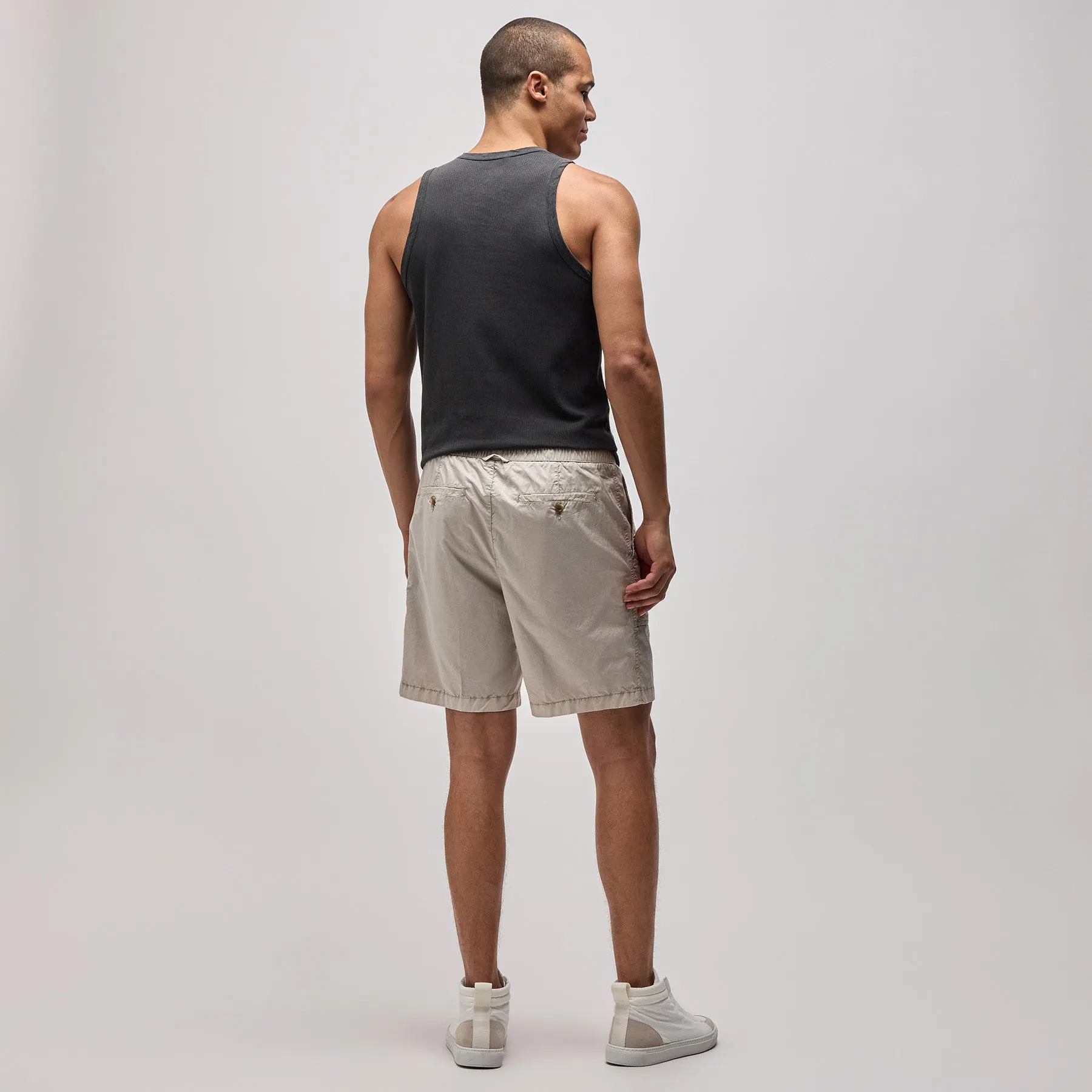 Cotton Poplin Cargo Short - Salt Pigment sold by James Perse product image thumbnail 4