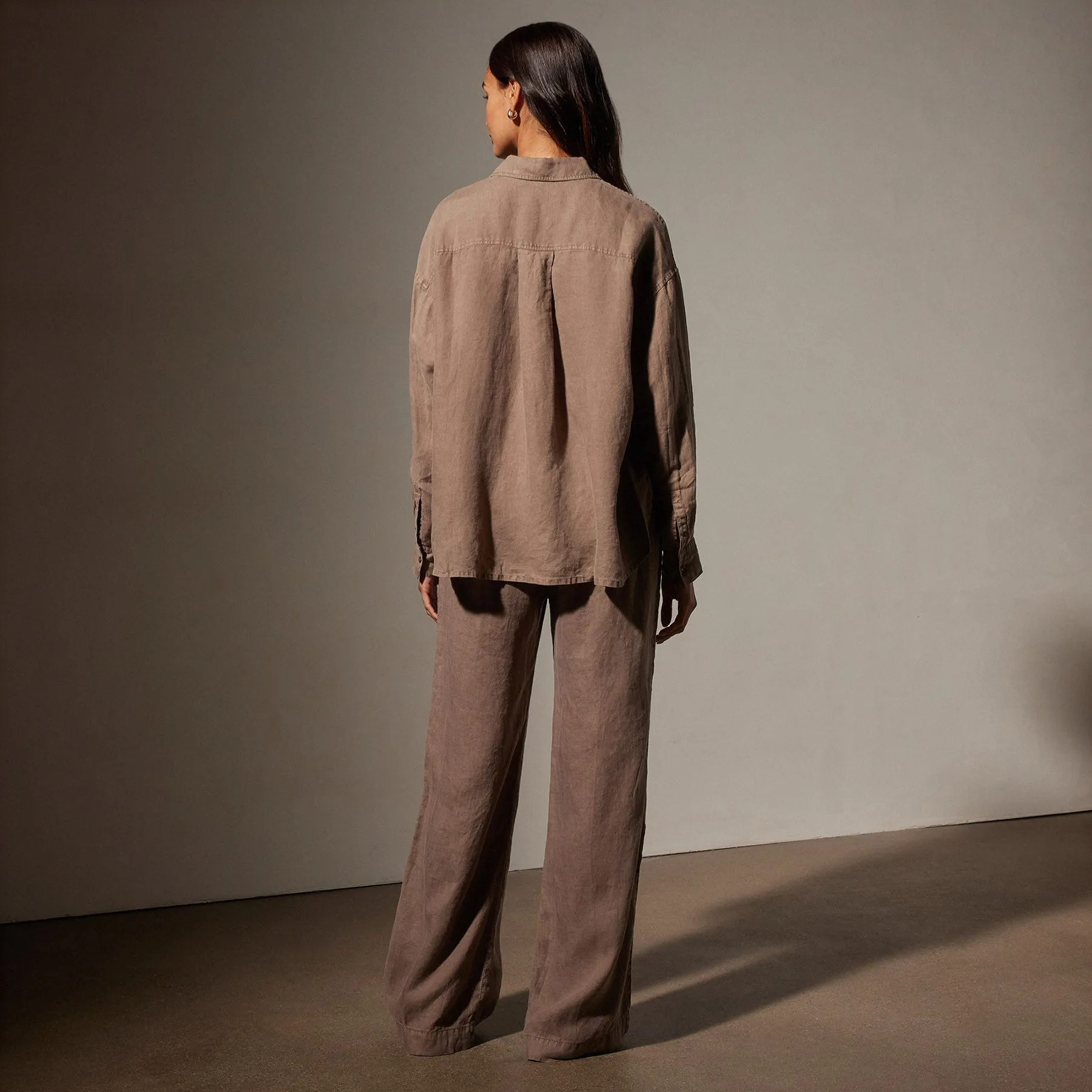 Linen Oversized Shirt - Cargo Pigment sold by James Perse product image thumbnail 4