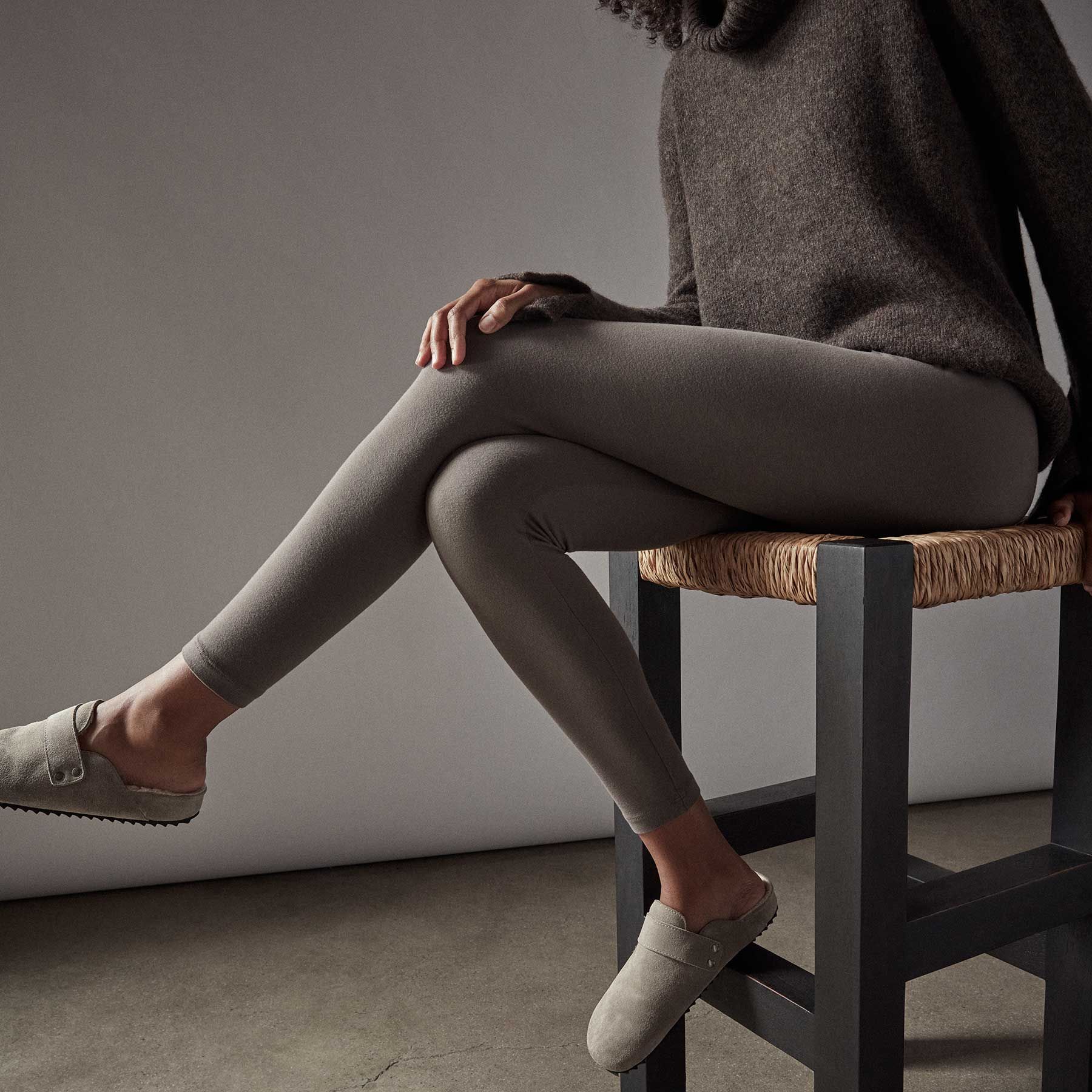 Stretch Jersey Long Legging - Burro sold by James Perse product image thumbnail 3