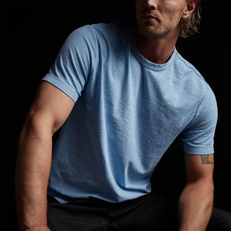 Reverse Slub Jersey Short Sleeve Crew - Delta Pigment sold by James Perse