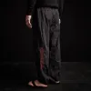 Y/ Embroidered Parachute Flight Pant - Black/Red sold by James Perse