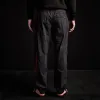 Y/ Embroidered Parachute Flight Pant - Black/Red sold by James Perse