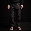 Y/ Embroidered Parachute Flight Pant - Black/Red sold by James Perse