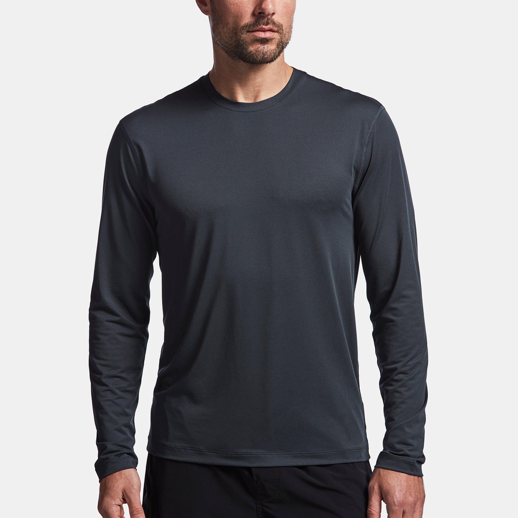 Y/OSEMITE Perforated Performance Crew - Peacock sold by James Perse