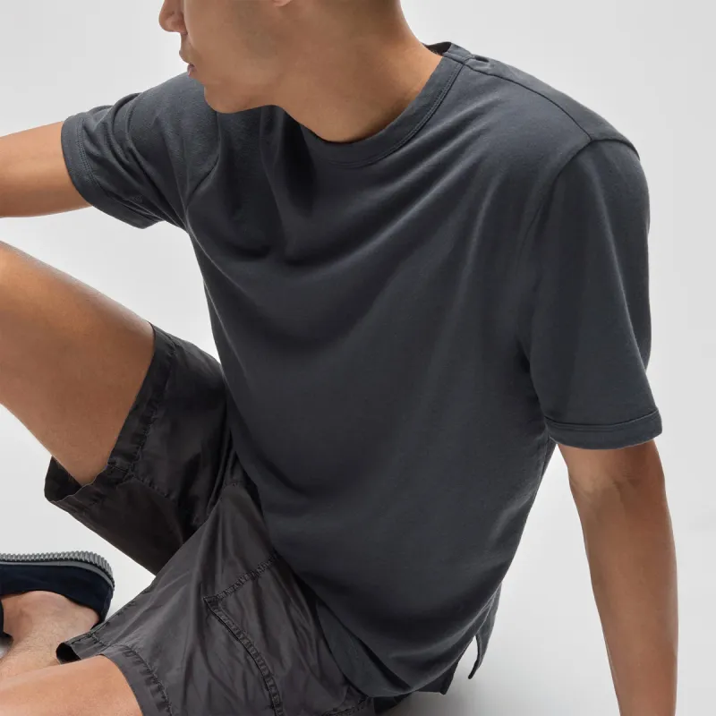 Lightweight  French Terry Tee - Magma made by James Perse