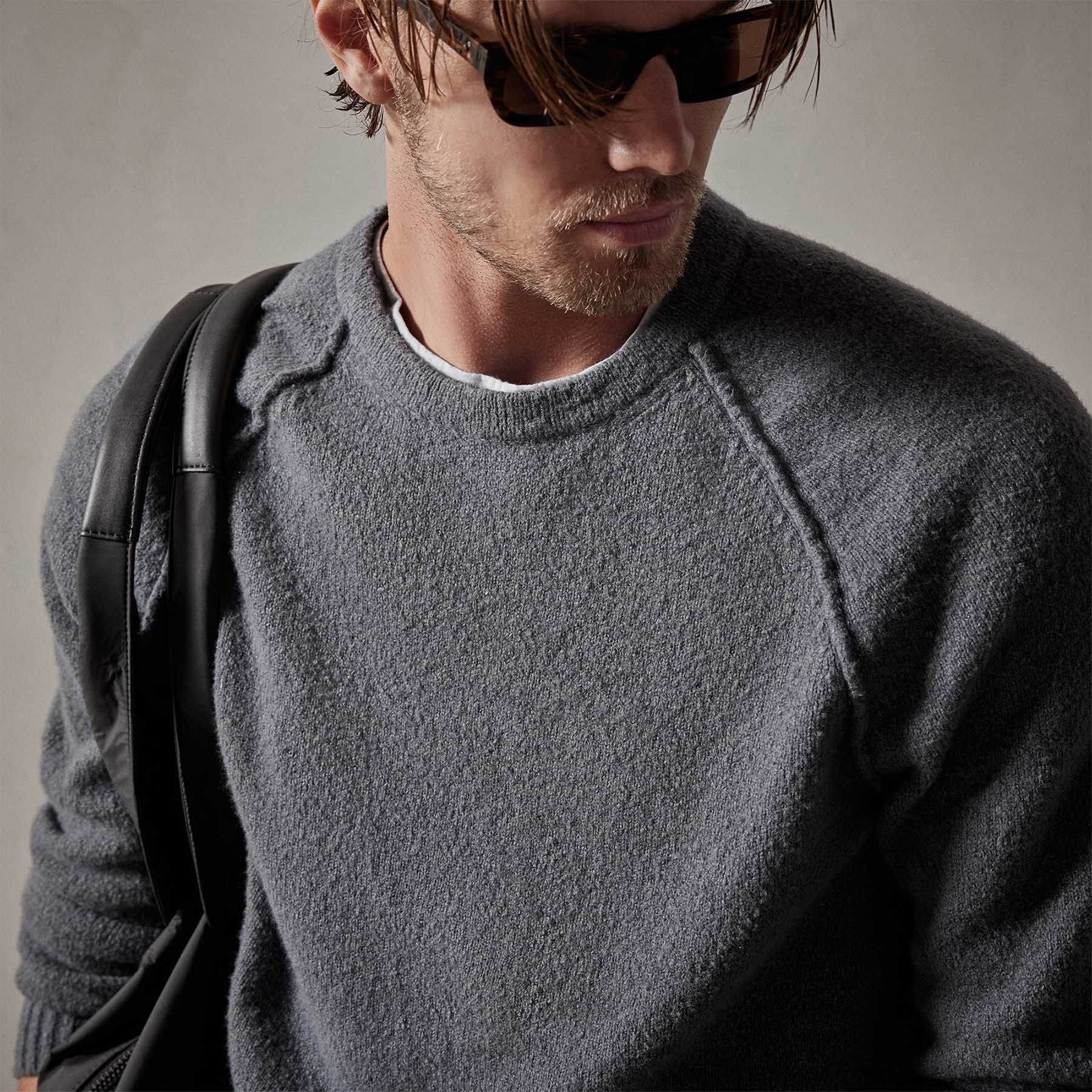 Bayshore Cashmere Sweater - Flint sold by James Perse product image thumbnail 2
