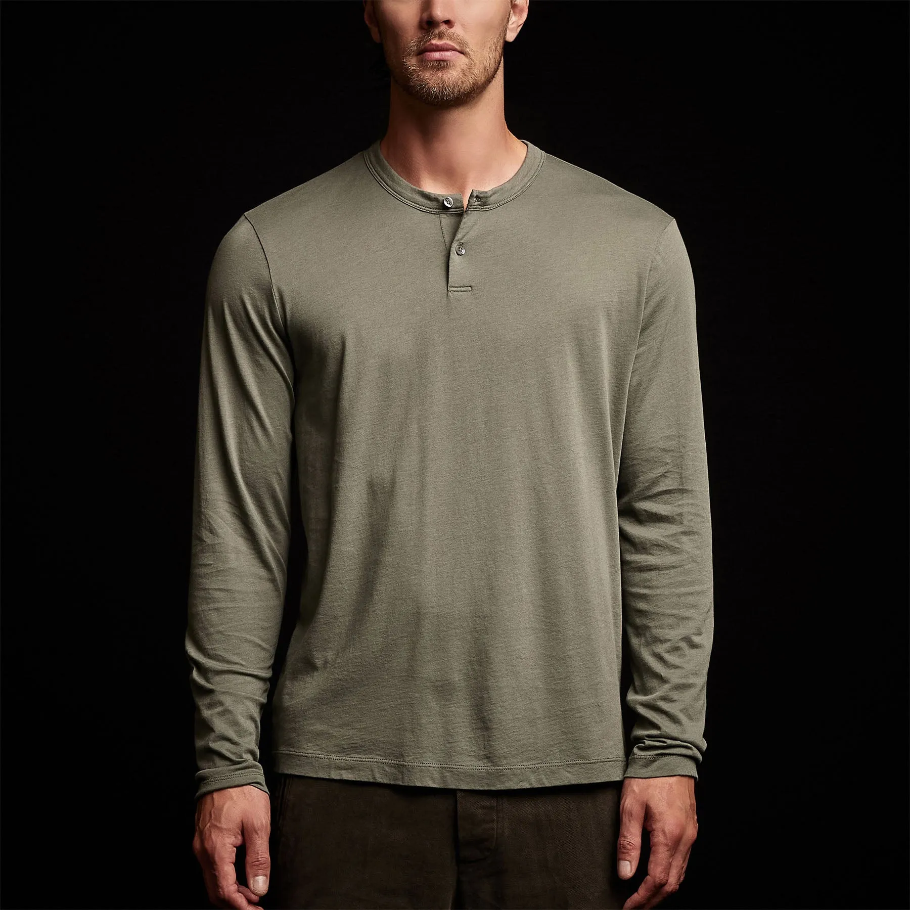 Brushed Lotus Henley - Alligator sold by James Perse product image thumbnail 4