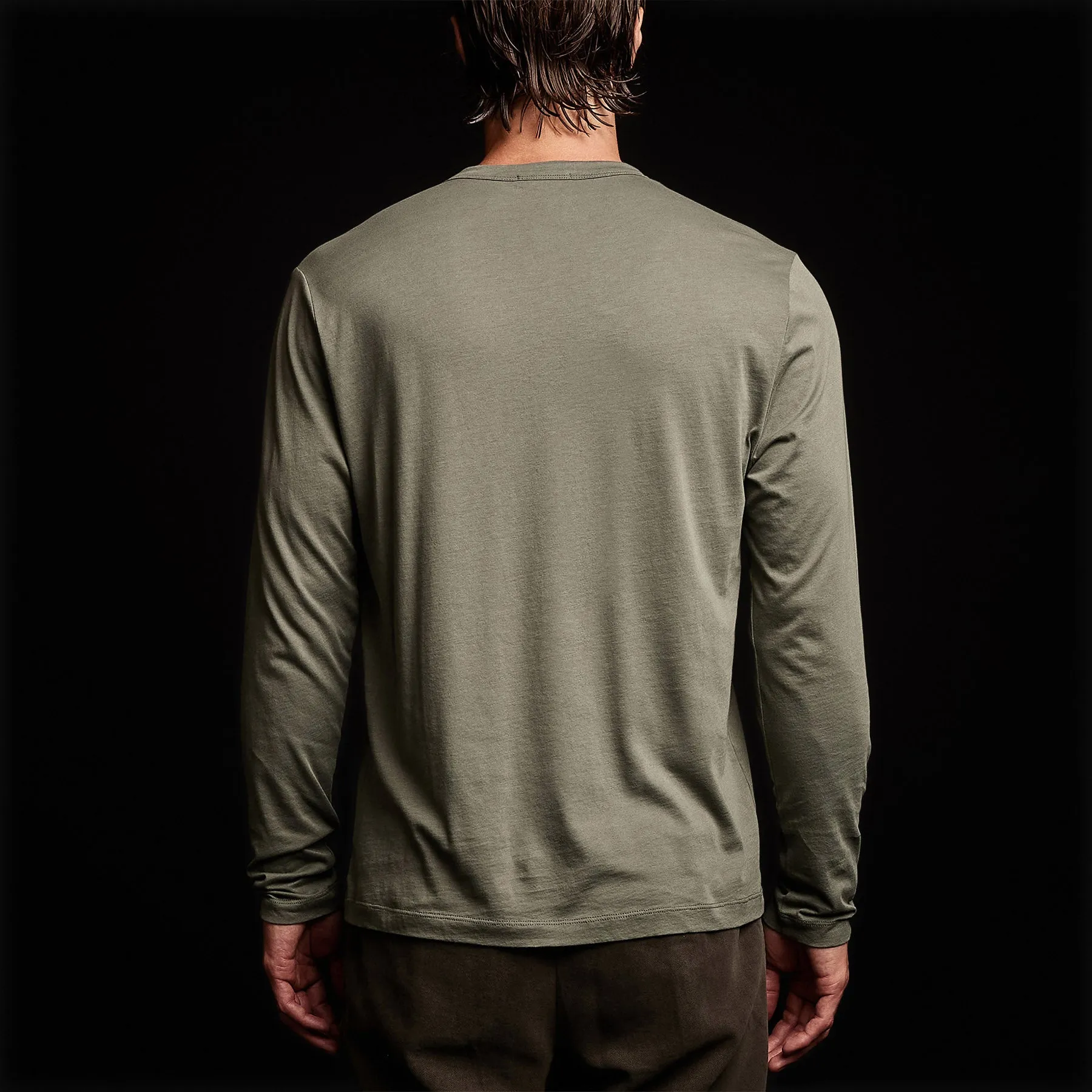 Brushed Lotus Henley - Alligator sold by James Perse product image thumbnail 5