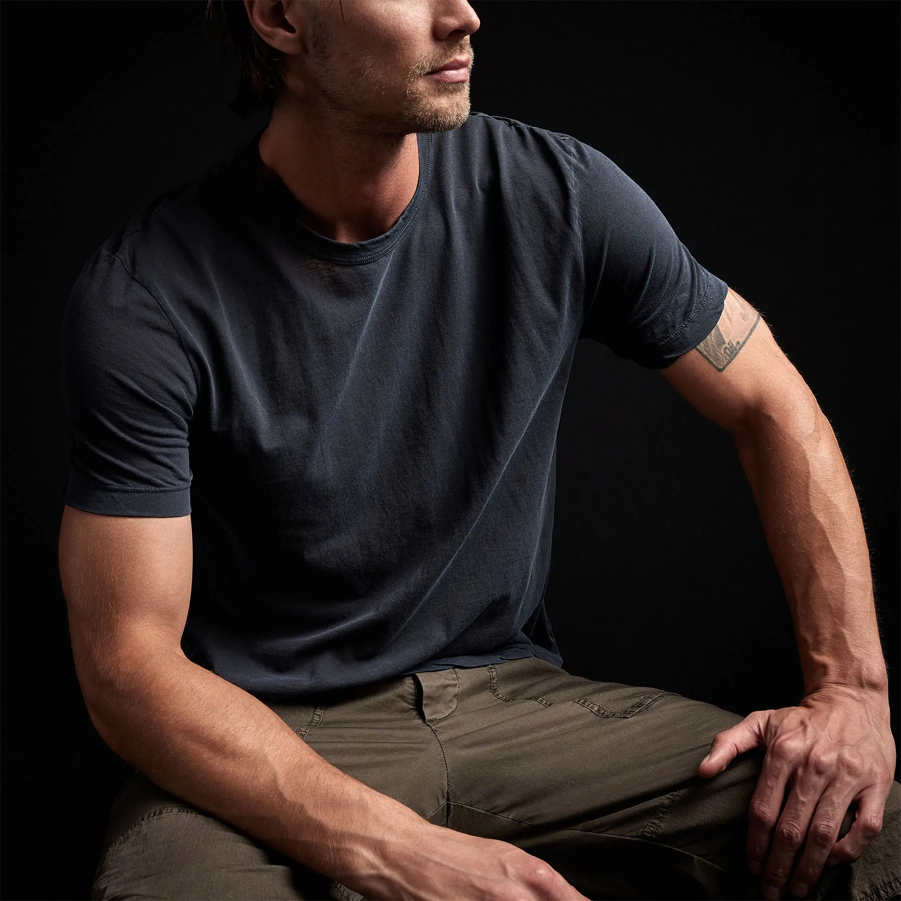 Clear Jersey Crew - Titan Pigment sold by James Perse product image thumbnail 2