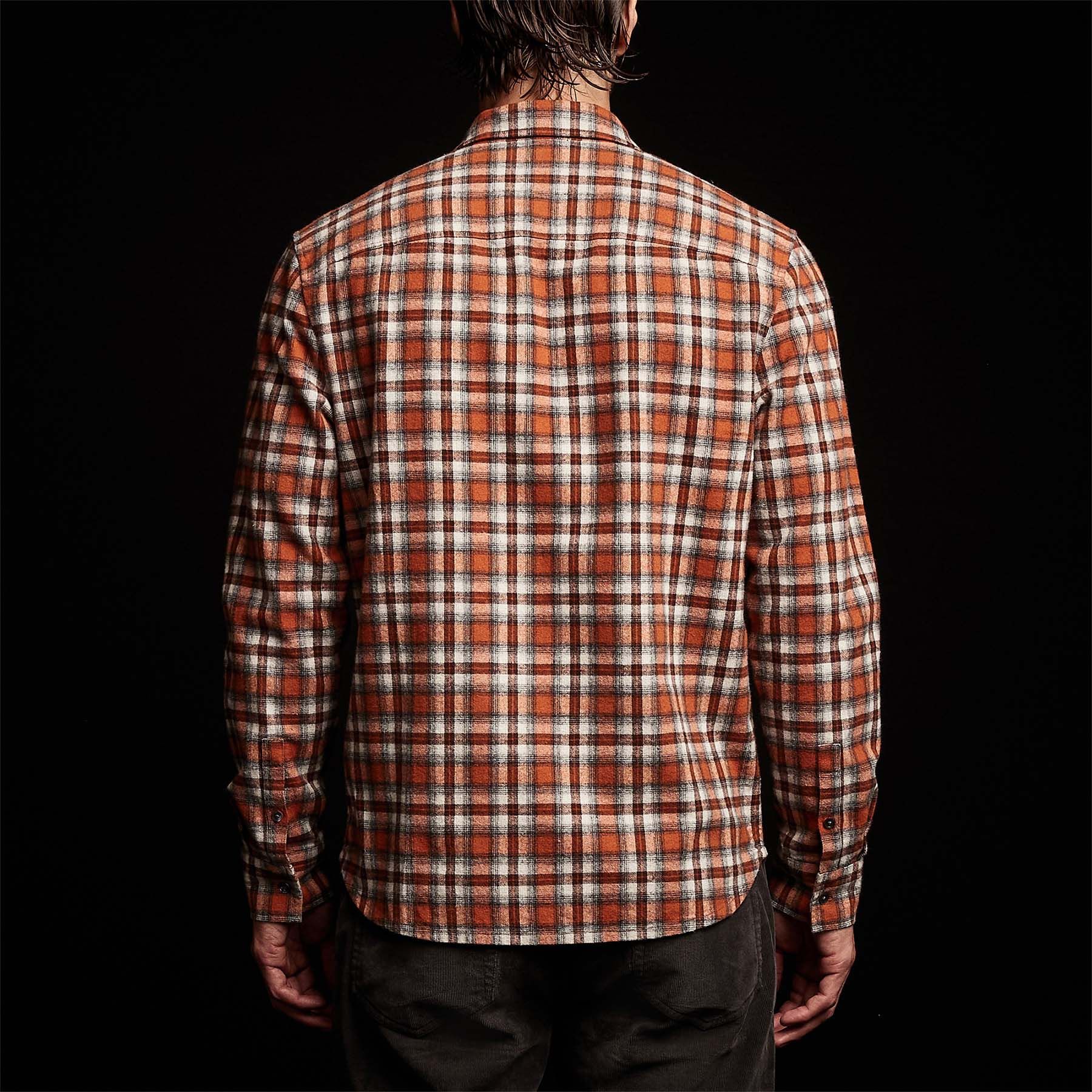 Plaid Flannel Shirt - Bonfire sold by James Perse product image thumbnail 5