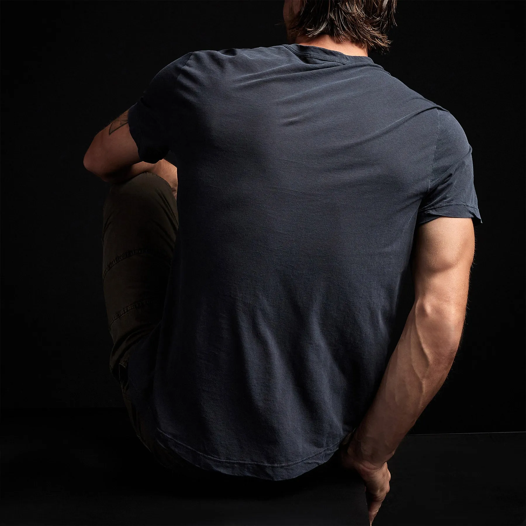 Clear Jersey Crew - Titan Pigment sold by James Perse product image thumbnail 3