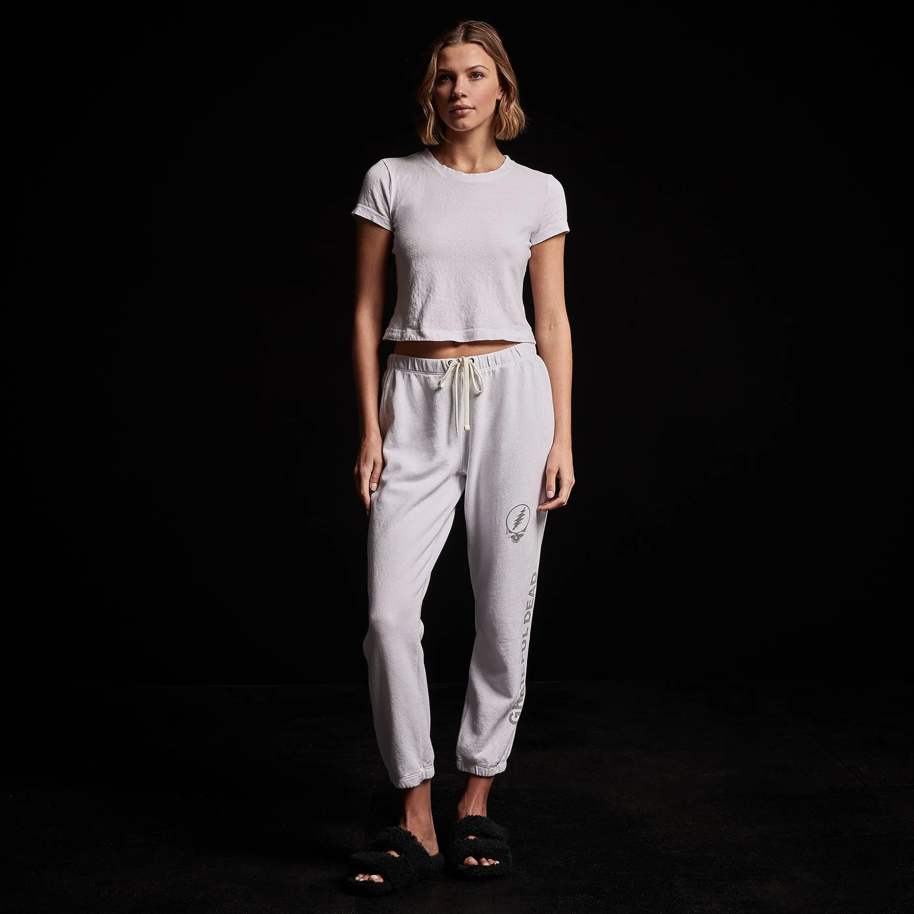 Grateful Dead Sweat Pant - White/ Grey sold by James Perse product image thumbnail 3