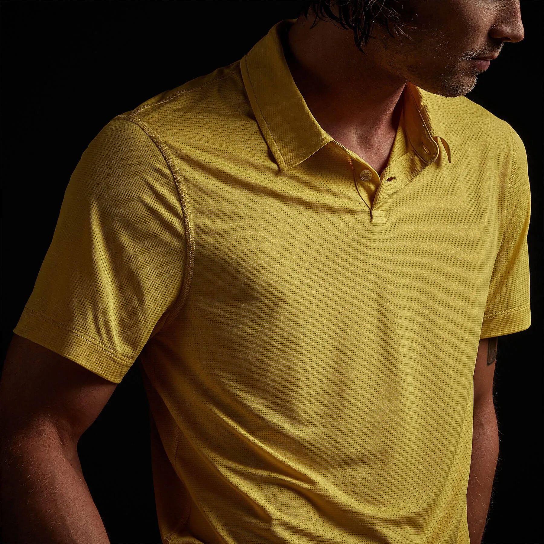 Performance Knit Polo - Zest sold by James Perse product image thumbnail 2
