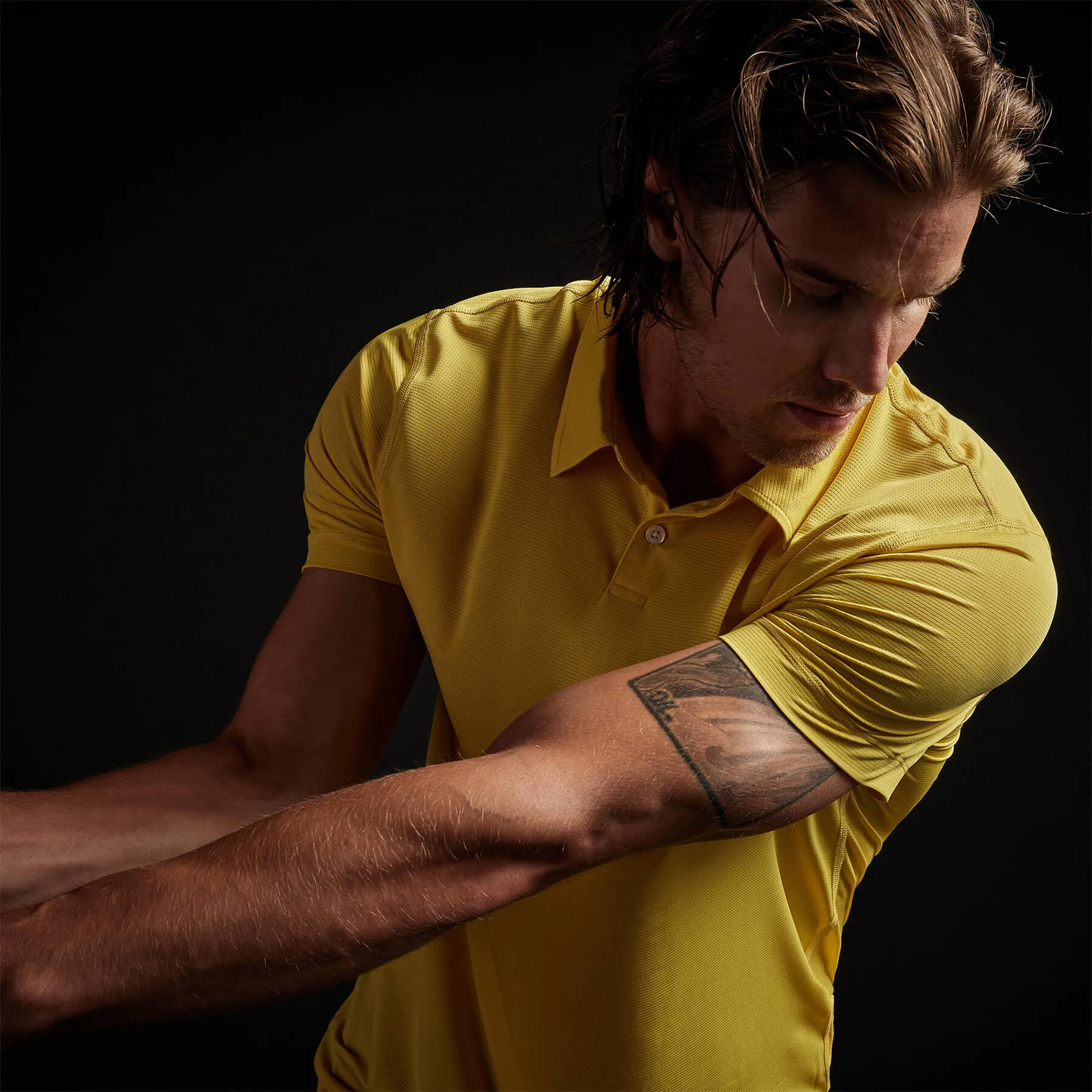Performance Knit Polo - Zest sold by James Perse