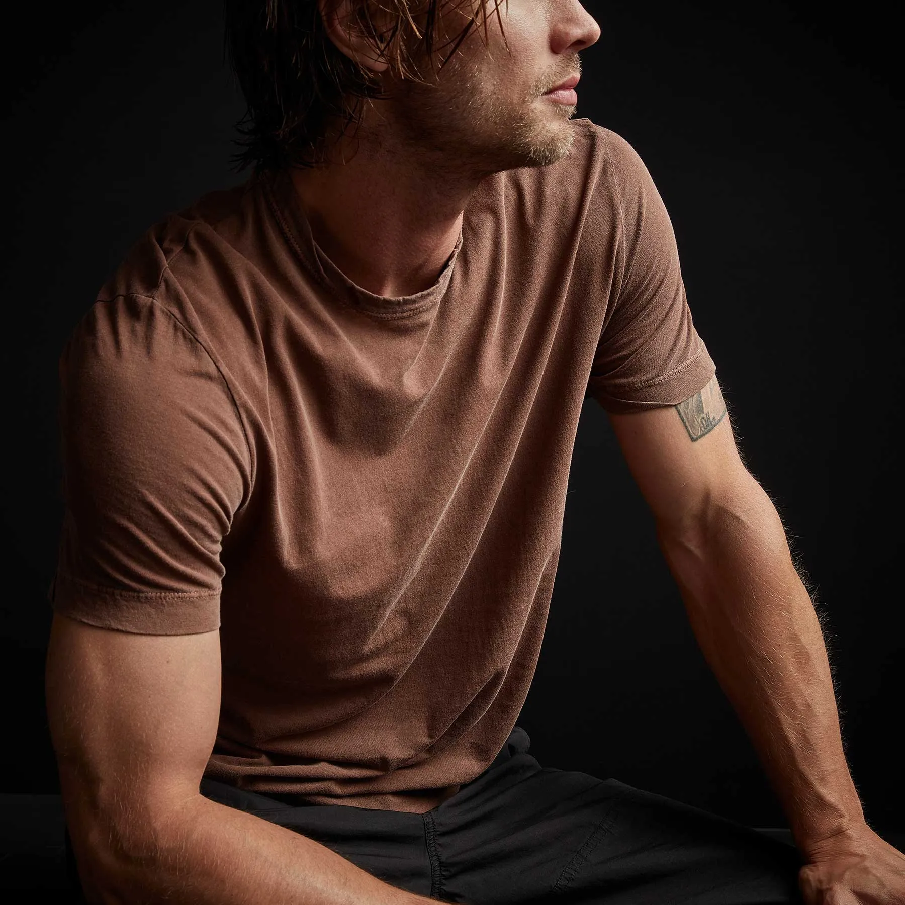 Clear Jersey Crew - Malt Pigment sold by James Perse product image thumbnail 2