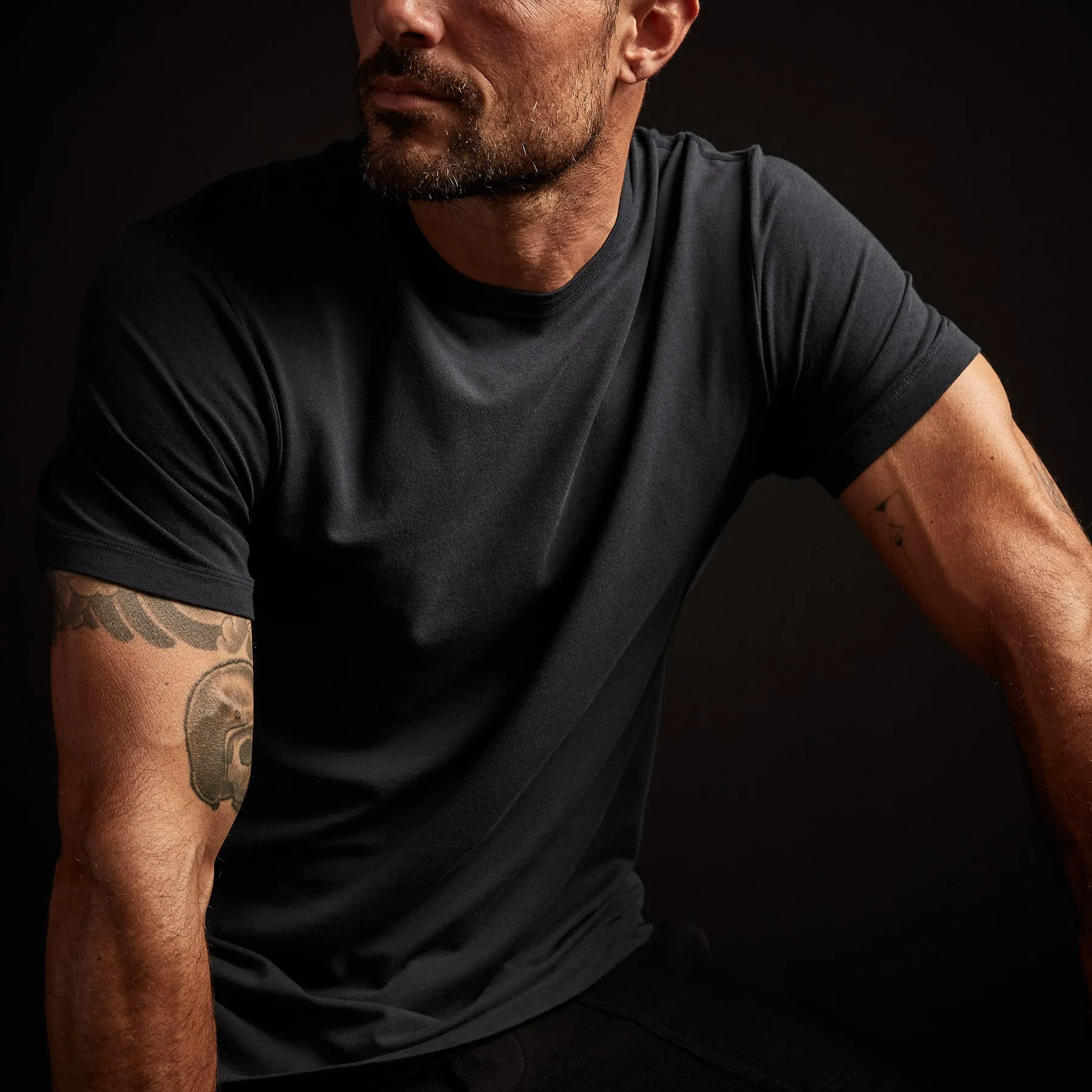 Elevated Lotus Jersey Lounge Tee - French Navy sold by James Perse product image thumbnail 2