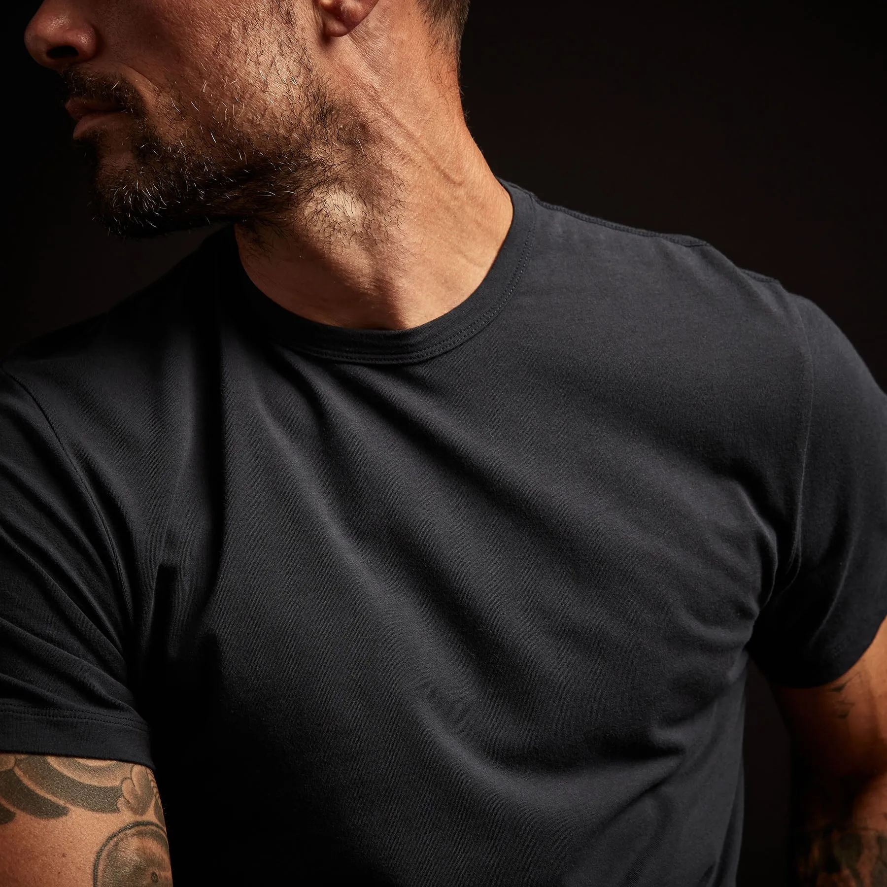 Elevated Lotus Jersey Lounge Tee - French Navy sold by James Perse product image thumbnail 3