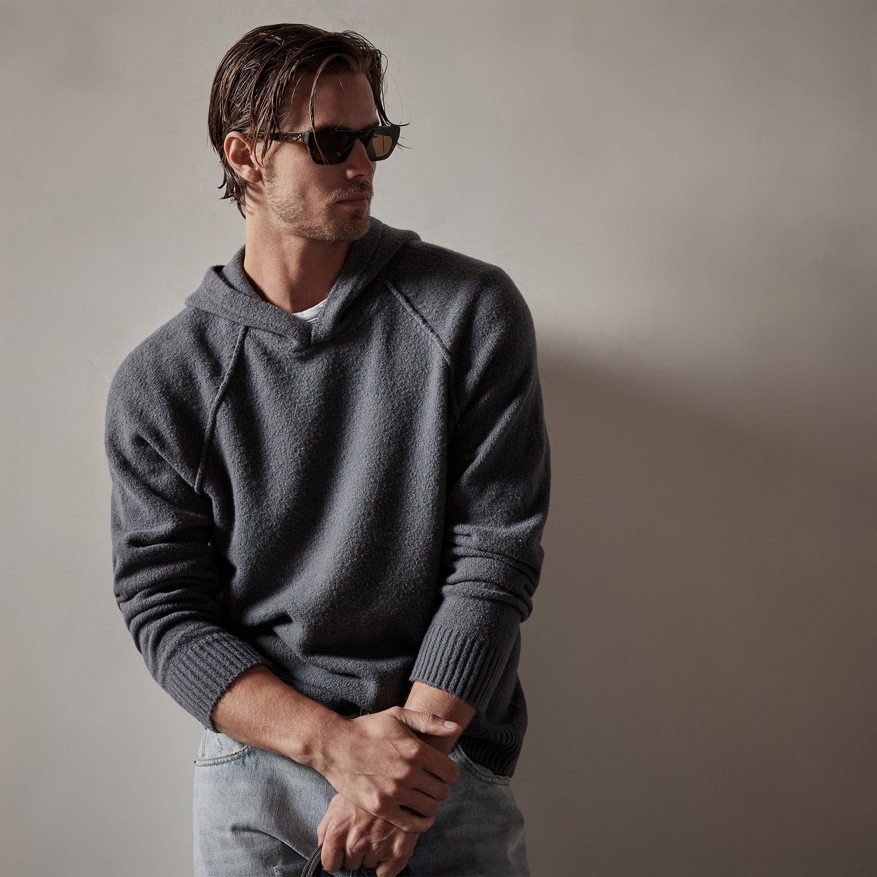 Bayshore Cashmere Hoodie - Flint sold by James Perse