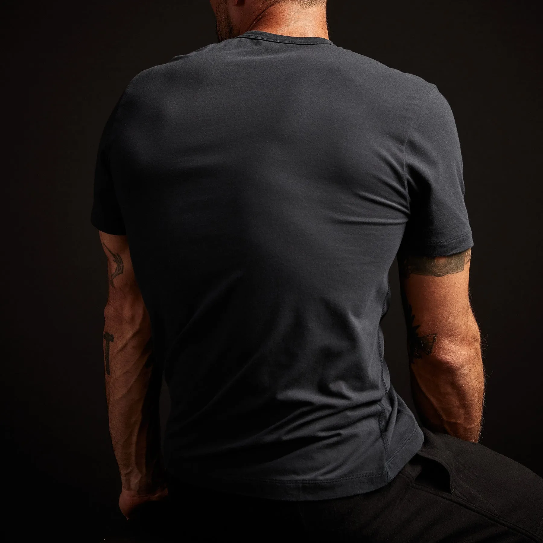 Elevated Lotus Jersey Lounge Tee - French Navy sold by James Perse product image thumbnail 4