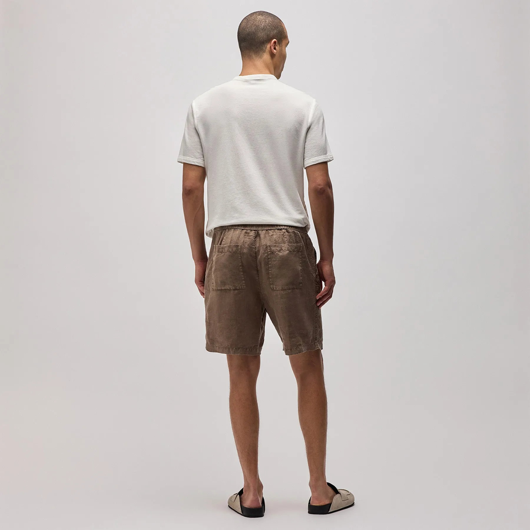 Relaxed Fit Linen Short - Cargo Pigment sold by James Perse product image thumbnail 4