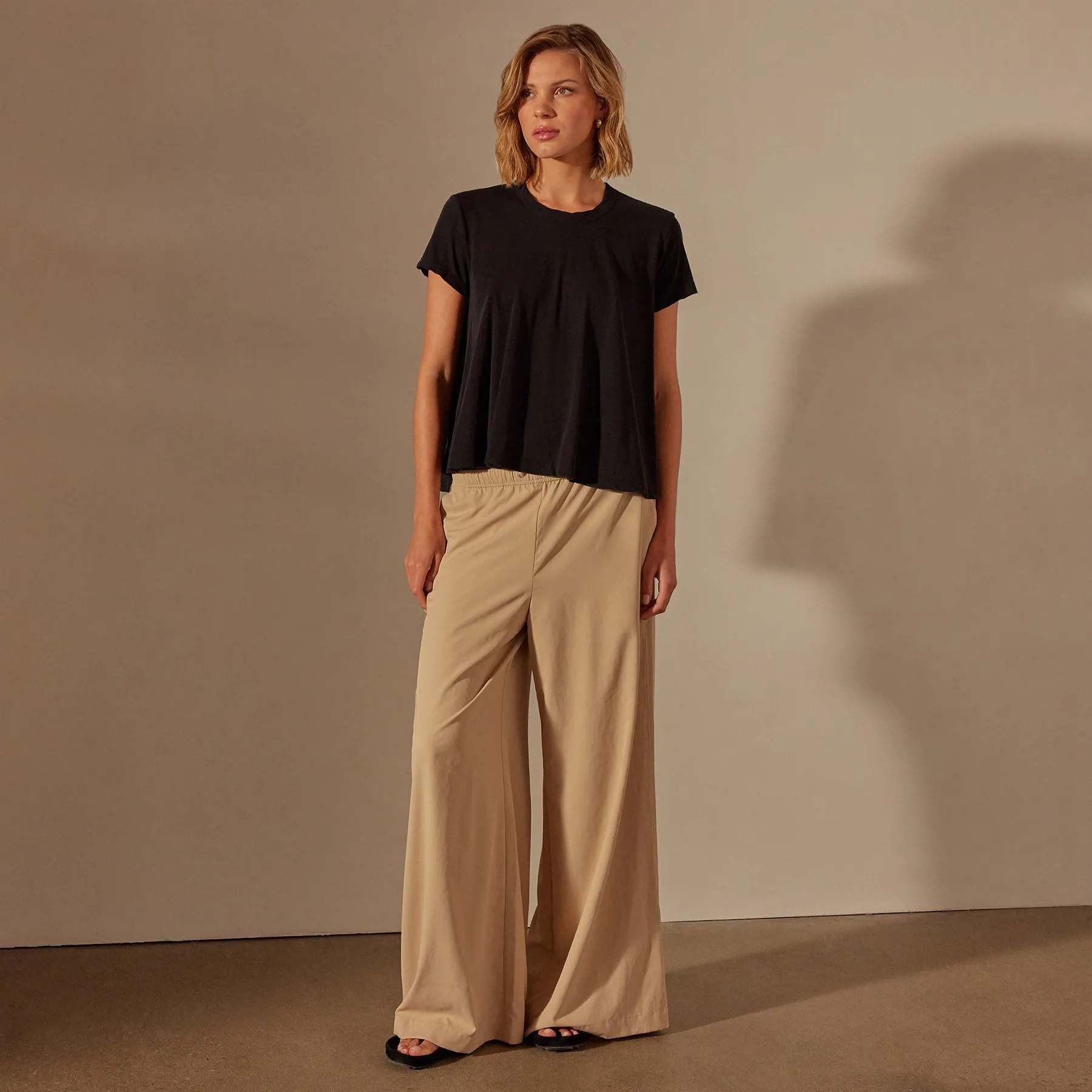 High Gauge A Line Tee - Black sold by James Perse product image thumbnail 3