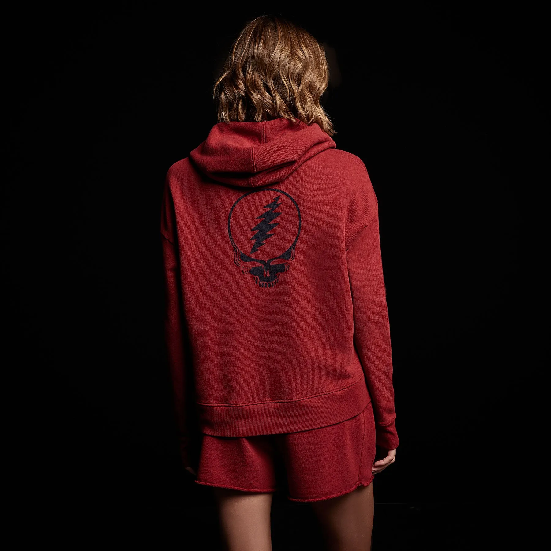 Grateful Dead Rose Hoodie - Sunstone/Deep sold by James Perse product image thumbnail 5