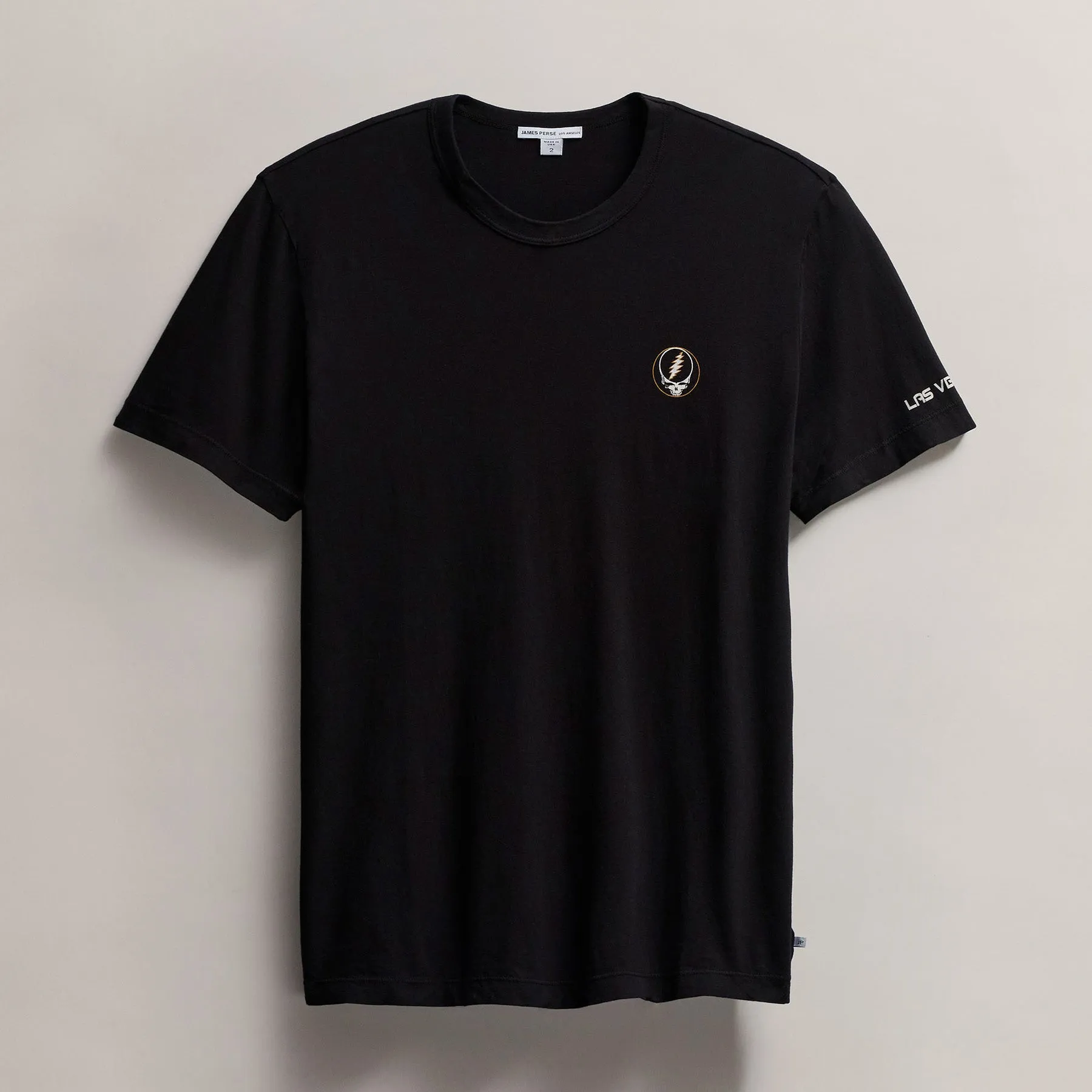 Men's Grateful Dead Skull Short Sleeve Tee - Black/Cadmium sold by James Perse product image thumbnail 2