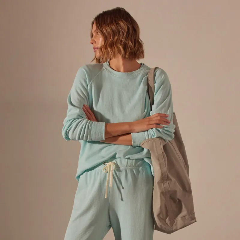 Vintage French Terry Relaxed Sweatshirt - Taffy Pigment sold by James Perse
