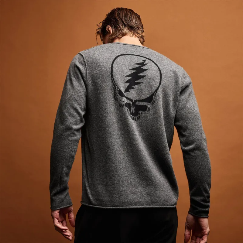 Grateful Dead Recycled Cashmere Sweater - Flannel/Black sold by James Perse